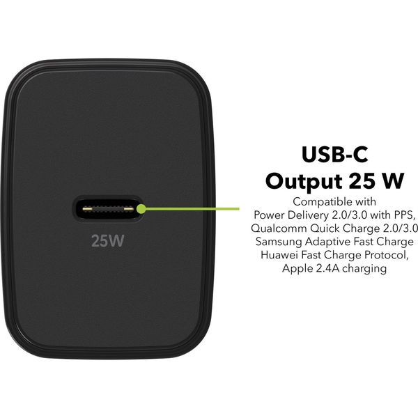 Alzapower G220C Carica Rapida 25W čErná-image