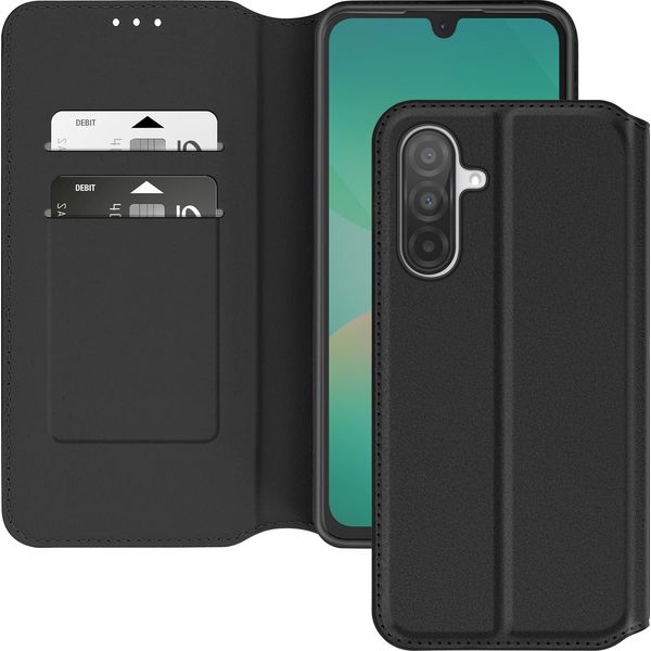 Avizar, Custodia Flip Per Samsung Galaxy A26 Con Portacarte E Supporto Video, Nero-image