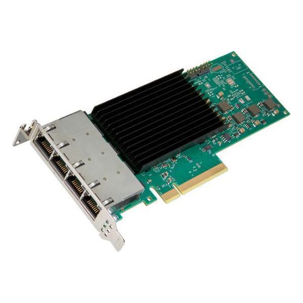 Intel E610-XT4, Interno, Cavo, Pci Express, Ethernet, 10000 Mbit/S, Nero, Verde, Argento-image