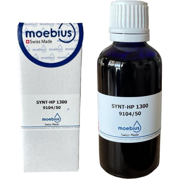Moebius 9104 1300 Olio Sintetico Hp Per Orologi Meccanici 50 Ml Colore Rosso-image