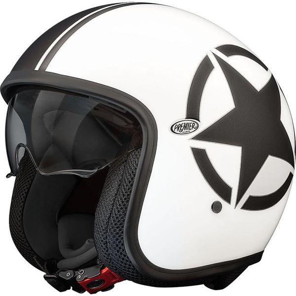 Premier Helmets 23 Vintage Star 8 Bm 22.06 Jet Casco Nero S Nero S-image