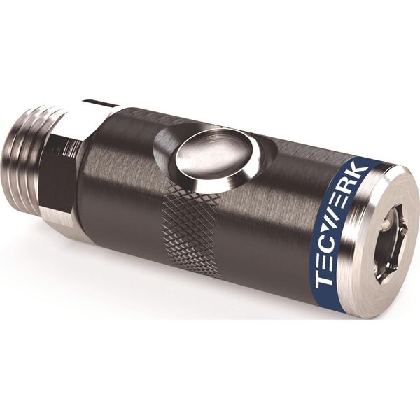 Giunto Di Sicurezza A Pulsante Dn 7,4, Filettatura Esterna Alluminio Nbr Filettatura G 1/4 ″ 13,16 Mm-image