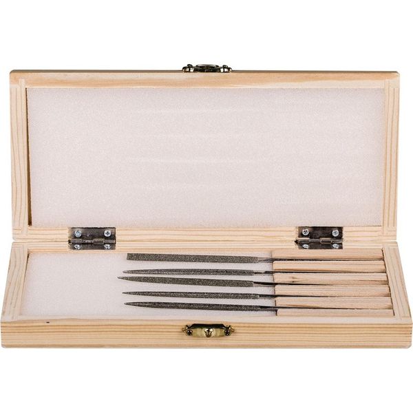 Set Di Lime Ad Ago Diamantate Lunghezza 140 Mm 5 Pezzi D 126-image