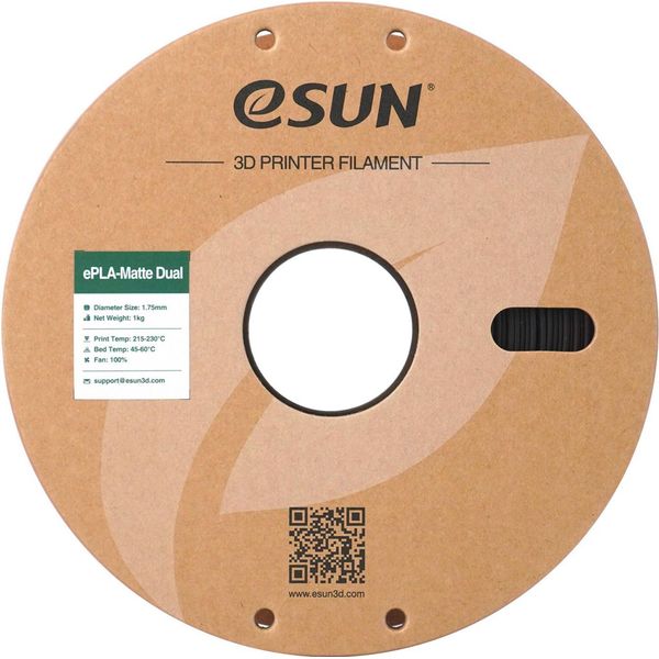 Esun Epla-Dual Mat 1Kg Rosso Nero-image