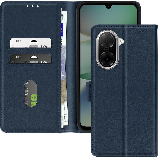 Avizar, Custodia A Portafoglio Per Redmi A5 Con Supporto Video, Blu Scuro-image