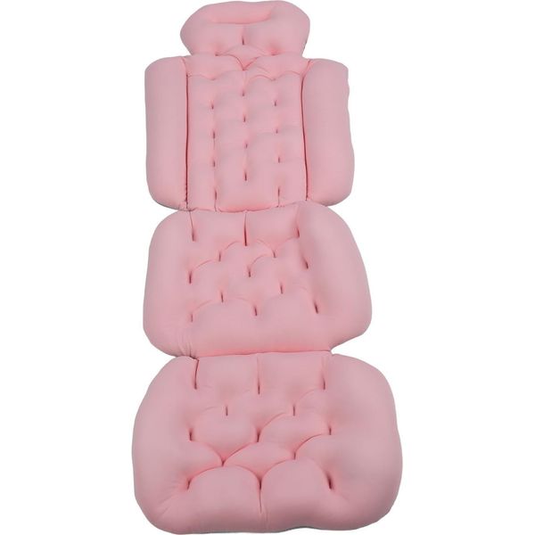 Cuscino Da Bagno Per Adulti - Sfoderabile E Lavabile Con Ventose - Cuscino Rosa Per Tutto Il Corpo Per Il Benessere E Il Relax-image