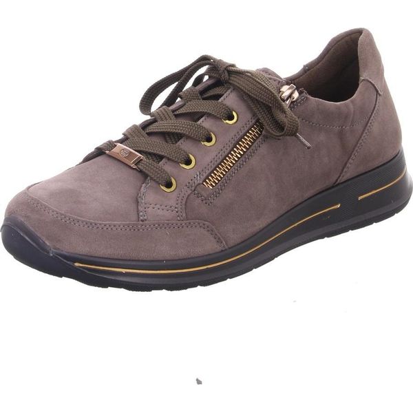 Ara Scarpa Bassa Stringata Da Donna Osaka 2.0 Grigio-Marrone, Colore:Grigio, Taglia UK:8-image