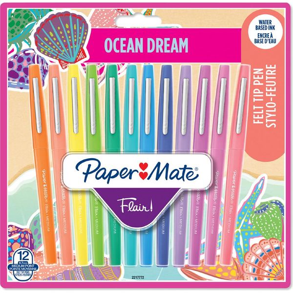 Paper:Mate 2217772 Paper:Mate Penna Con Punta In Fibra Flair "Ocean Dream"", Confezione Da 12 Pz"-image