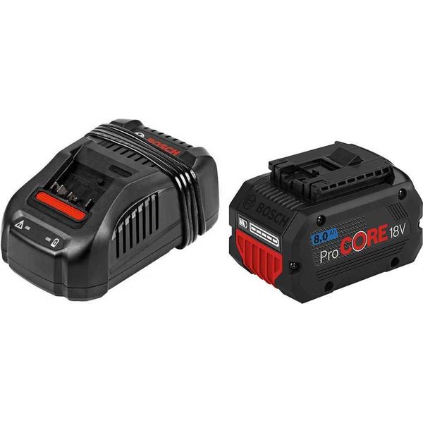 Set Di Alimentazione Bosch (1 X 18V 8,0 Ah Procore + GAL1880CV)-image