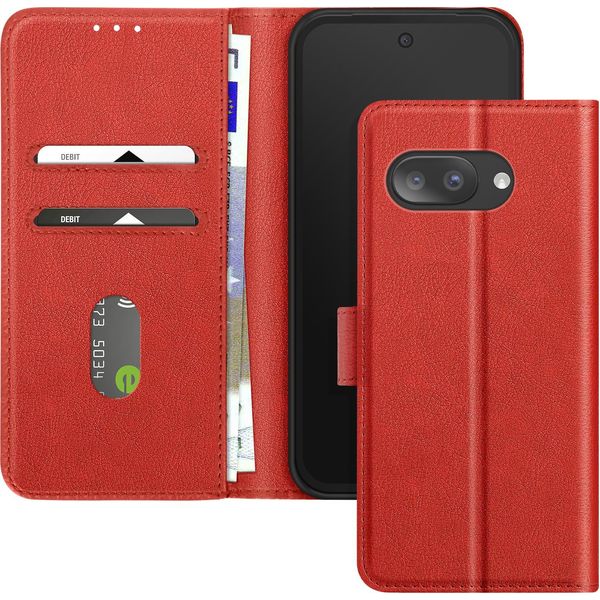 Avizar, Custodia Google Pixel 9A Flap Wallet Video, Rosso-image