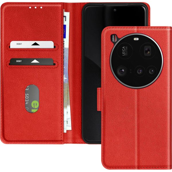 Avizar, Custodia Xiaomi 15 Ultra Flap Wallet Video, Rosso-image