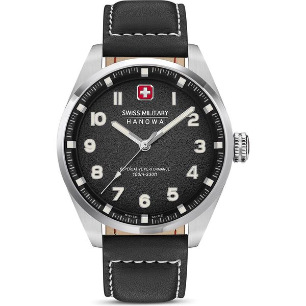 Swiss Military Hanowa - SMWGA0001505 - Montre Bracelet - Hommes - Quartz - Greyhound-image