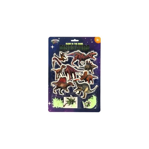 Fantastico Set Di Dinosauri Che Si Illumina Al Buio | 6 Pezzi-image