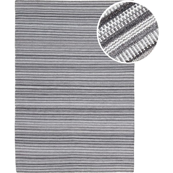 Axi Java Tappeto Da Esterno, Rettangolare, Grigio - Tappeto Da Giardino Per Interni/Esterni - Tappeto Da Balcone Realizzato Con Bottiglie In Pet-image