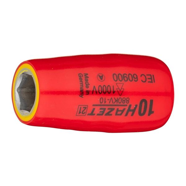 Hazet SteckschlüSsel-Einsatz Sechskant 880KV-10 Vierkant Hohl 10 Mm (3/8 Zoll) AußEn-Sechskant-Tractionsprofil 10 Mm)-image