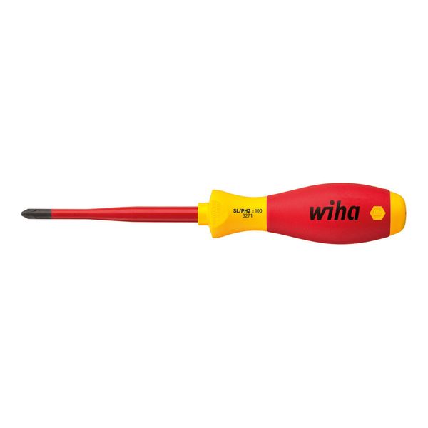 Wiha Schraubendreher Softfinish® Electric Slimfix Electric Plusminus/Phillips SL/PH1 X 80 Mm (35502)-image