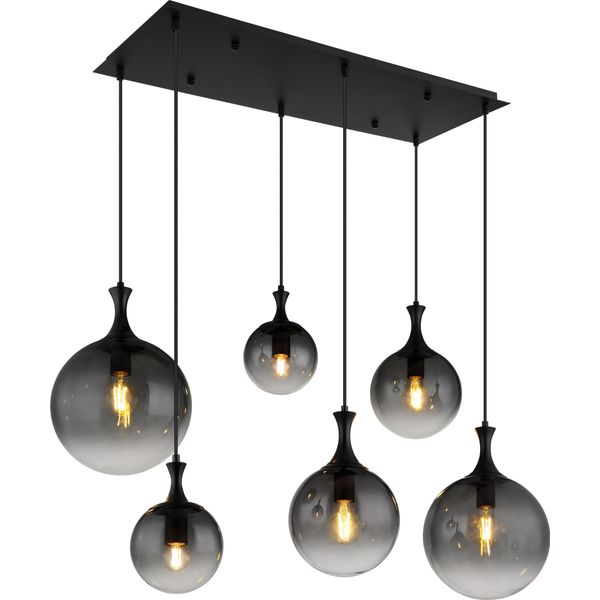 Globo Illuminazione Lampada A Sospensione Dalton Lwh 100X35X120 Cm Lampada A Sospensione Colorata-image