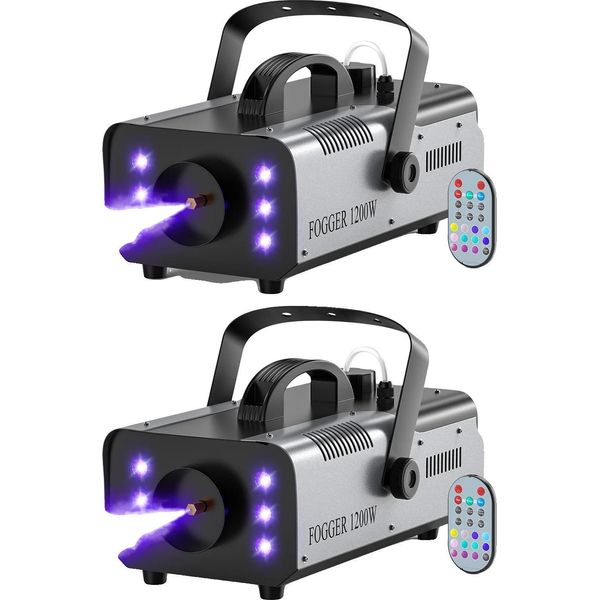 Macchina Del Fumo, Controllo Wireless, Elevata Produzione Di Fumo, Zq10016-2Pcs, Spina Ue-image