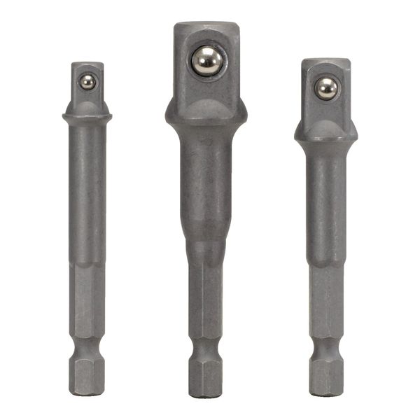 KS Tools Vierkant-Adapter-Satz Aus Chrom-Vanadium-Stahl 1/4 3-Teilig, 5141105 (514.1105)-image