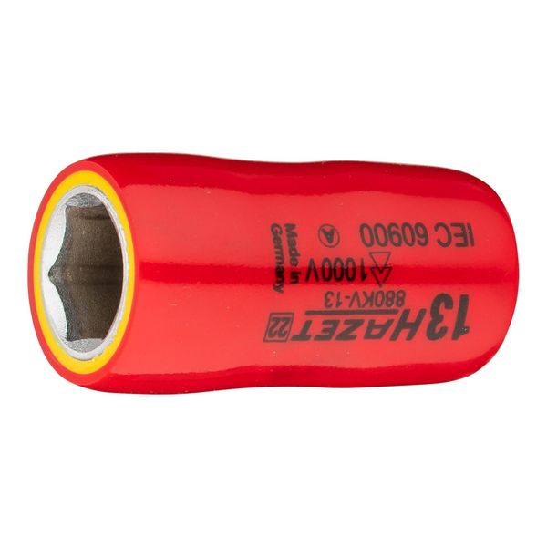 Hazet SteckschlüSsel-Einsatz Sechskant 880KV-13 Vierkant Hohl 10 Mm (3/8 Zoll) AußEn-Sechskant-Tractionsprofil 13 Mm)-image
