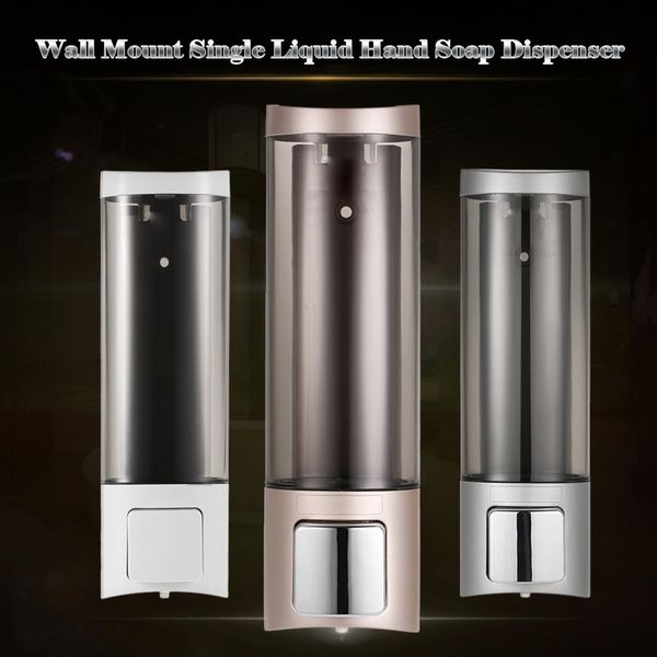 Dispenser Manuale Di Sapone A Mano Montaggio A Parete Dispenser Di Gel Doccia Shampoo Liquido Detergente A Mano Lozione Da Bagno Dispenser Per Bagno Restroom Hotel 200Ml-image