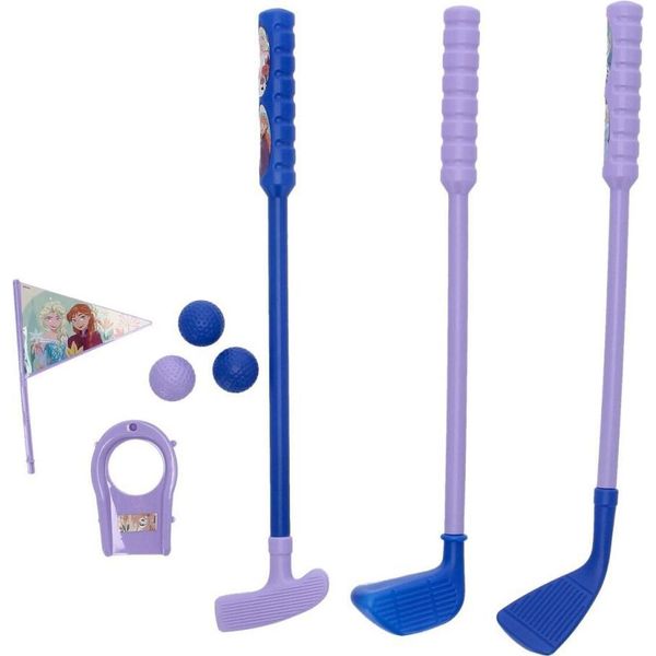 Set Da Golf Disney Frozen Per Bambini Con Mazze, Palline E Buca Da Golf-image