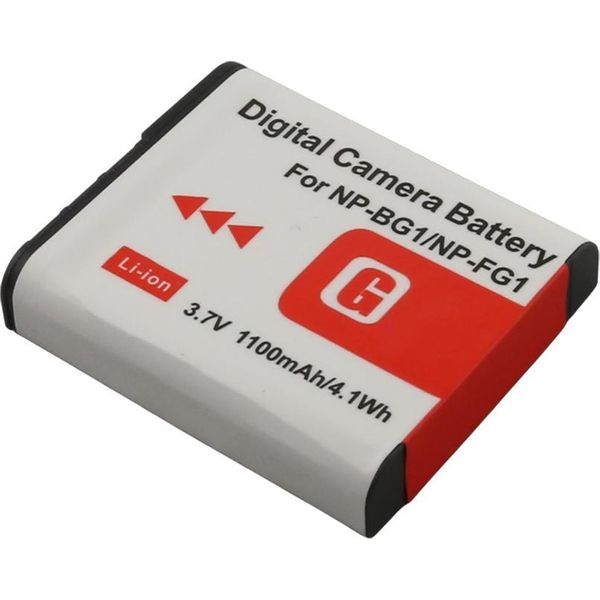 Avizar, Batteria Sony NP-BG1 / NP-FG1 Agli Ioni Di Litio Per Fotocamere 3,7V 1100Mah, Bianco-image