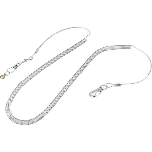 Corda Di Volo Per Uccelli 6 M, Sicura Con Anello A U (Anello Per Zampe Ø 4,5 Mm), Per L'addestramento Al Volo Di Pappagalli E Parrocchetti, Colore Casuale-image