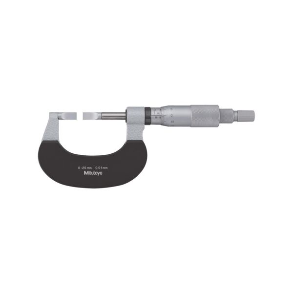Mitutoyo Nuten-BüGelmessschraube, Messbereich: 0-25 Mm (421896 0-25)-image