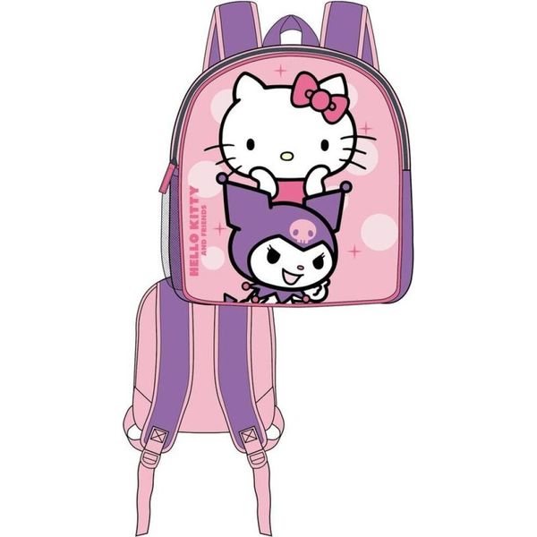 Zaino Sanrio Hello Kitty Kuromi & 3D 30 Cm Taglia Unica-image