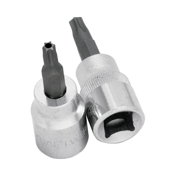 Kraftwerk 3/8" Tx-Bit-Stecknuss T45 Mit Bohrung (205345)"-image