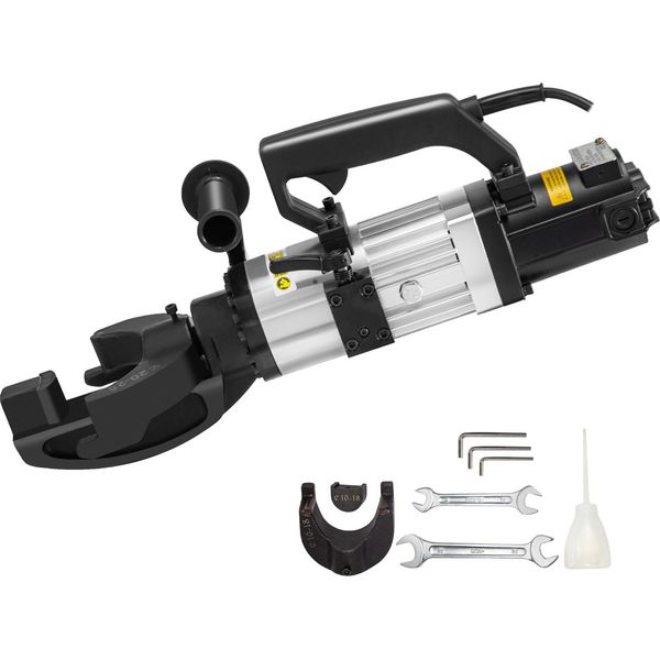 Succebuy Piegatrice Idraulica Elettrica Per Armature, Piegatrice Portatile Da 1500 W, Piega Fino A 1 Pollice #8 (10-25 Mm) In 4 Secondi-image