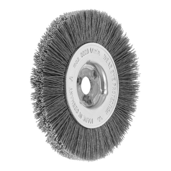 Lessmann Einreihige RundbüRste Mikroabrasiv 0,6 Mm, Sic 120, BüRsten-⌀XbüRstenbreite: 100X12 Mm (320841)-image
