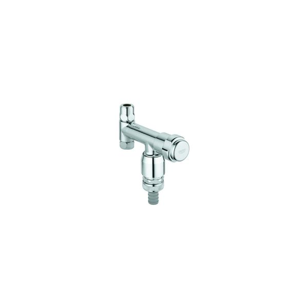 Grohe Was-Ventil 3/8", M Rb, Mit Schlauchanschluss, Chrom (41033000)"-image
