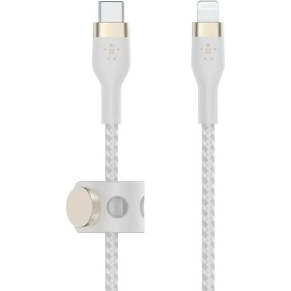 Belkin Caa011Ds3Mwh Cavo Da Usb-C A Lightning Trasparente Trasparente Taglia Unica-image