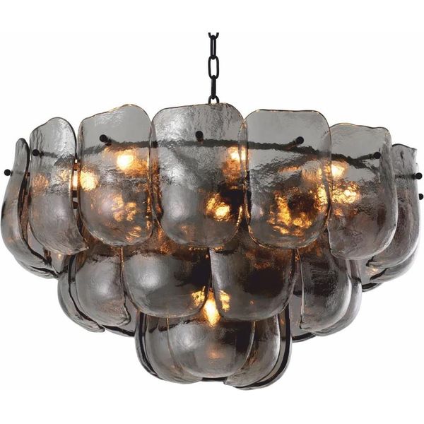 Casa Padrino Lampadario Per Soggiorno E Hotel Grigio / Bronzo Ø 75 Cm - Mobili-image