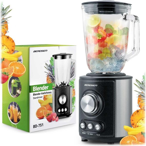 Potente Frullatore 800W Berdsen BD-751, Nero-image