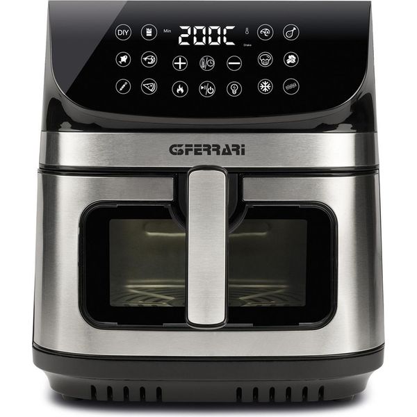 G3 Ferrari G10215 Friggitrice Singolo 9 L Indipendente 2200 W Friggitrice Ad Aria Calda Nero, Acciaio Inox-image