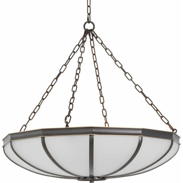 Casa Padrino Lampadario Bronzo / Bianco 80 Cm - Mobili - Interni-image