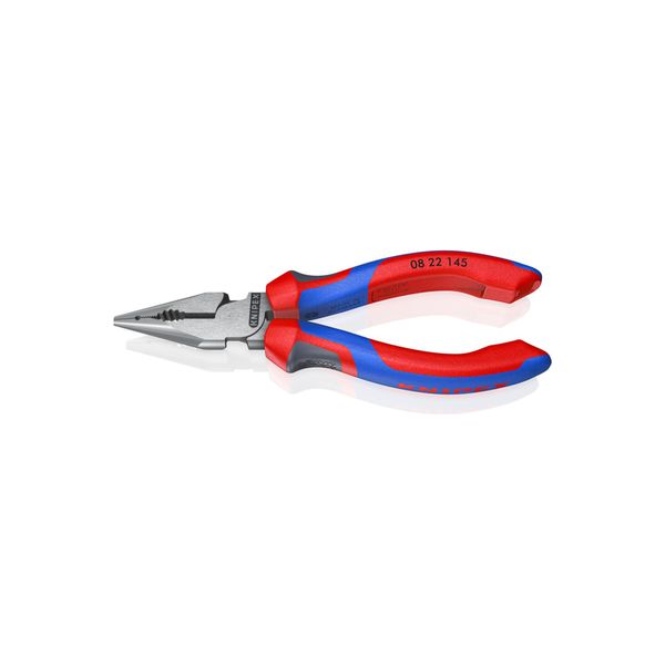 Knipex 08 22 145 Spitz-Kombizange Mit Comfort-Griffen Schwarz Atramentiert 145 Mm)-image