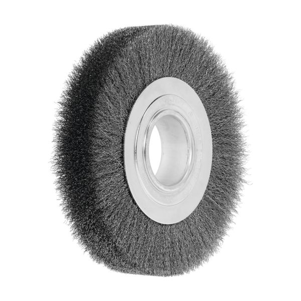 Lessmann Draht-RundbüRste Stahldraht 0,20 Mm, BüRsten-⌀Xbesatzbreite: 178X23 Mm (355142)-image
