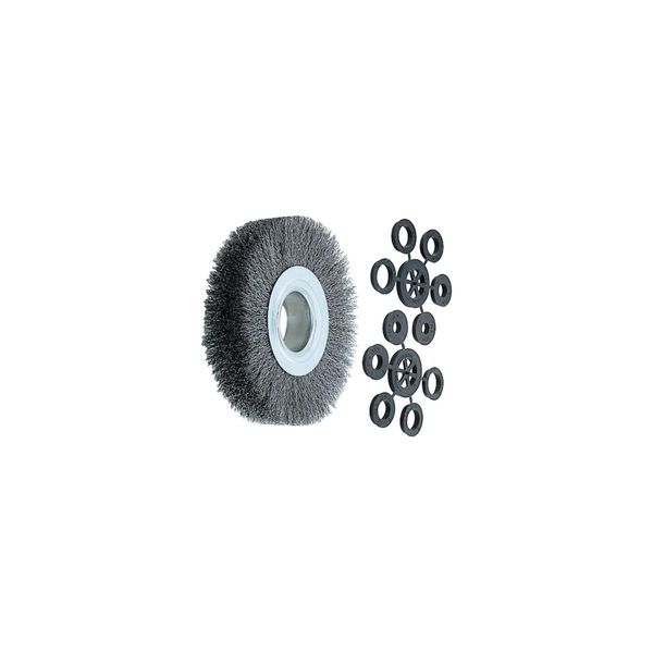 Lessmann Draht-RundbüRste Stahldraht 0,30 / 0,35 Mm, BüRsten-⌀Xbesatzbreite: 100X20 Mm (323162)-image
