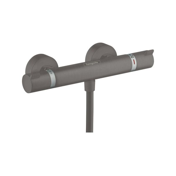 Hansgrohe Brausethermostat Ecostat Comfort 304X103Mm, Ap, 1 Verbr., Brush. Bla Vc (13116340)-image