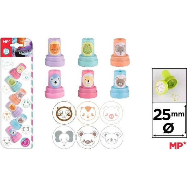 Timbri Animali Per Bambini 6 Pz-image