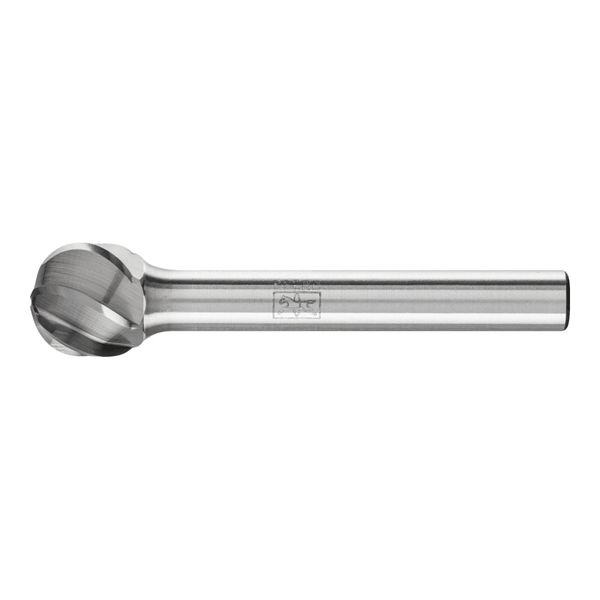 Pferd Tools Hartmetall HochleistungsfräSstift ALU Kugel KUD Ø 12X10Mm Schaft-Ø 6Mm FüR Alu/Ne Metalle (21112886)-image