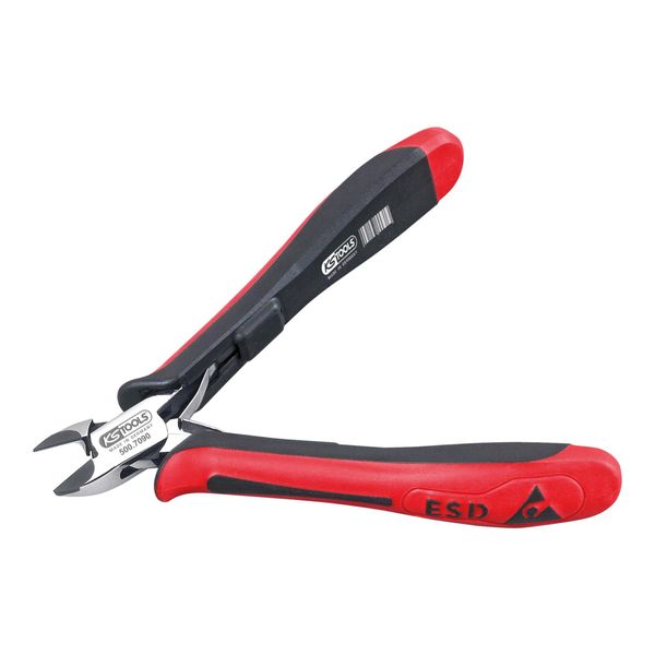 KS Tools ESD Hartmetall-Seitenschneider, 125 Mm Ovaler Kopf (500.7090)-image