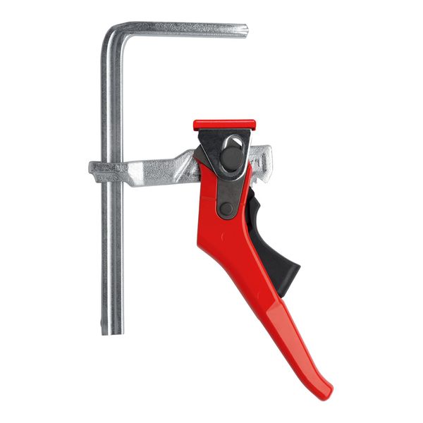 Bessey Gtrh 160/60 Ganzstahl-Tischzwinge Aus Stahl Mit Spannweite Von 160 Mm Und Ausladung Von 60 Mm (Hebelgriff) (GTR16S6H)-image