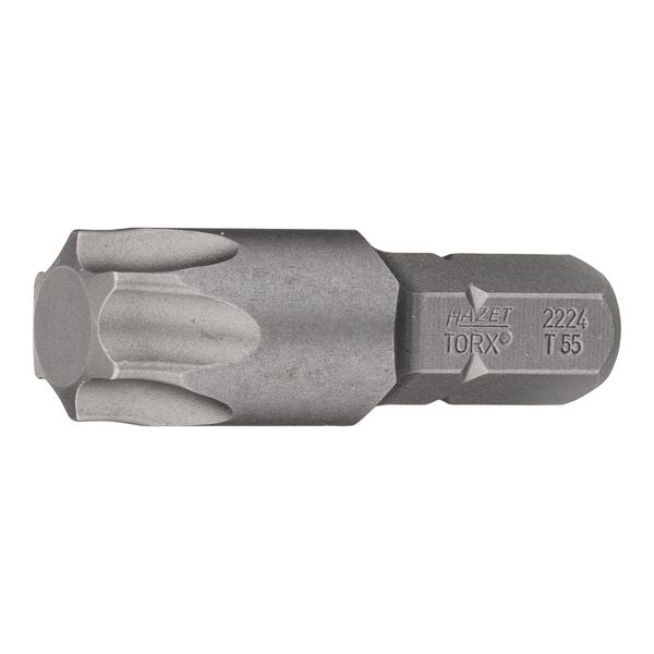 Hazet Bit 2224-T55 Sechskant Massiv 8 (5/16 Zoll) Innen Tx Profil T55)-image