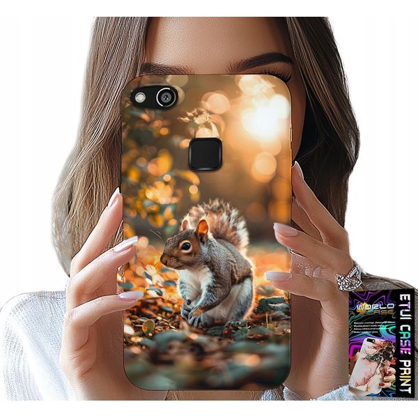 Custodia Per Huawei P10 Lite - Simpatico Scoiattolo, Custodia Con Motivo Personalizzato-image
