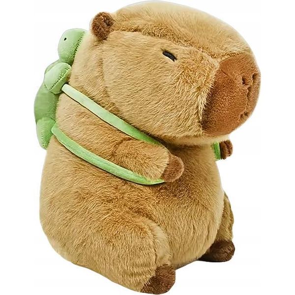 Lolex | Capibara Con Zaino - Tessuto Di Peluche - Giocattolo - Da 3 Anni - 30 Cm-image